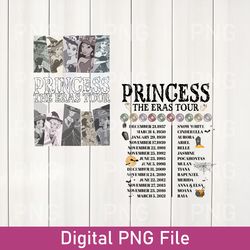 retro princess eras tour 2 side png, princess royal tour png, the little mermaid png, disney princess png, disney trip
