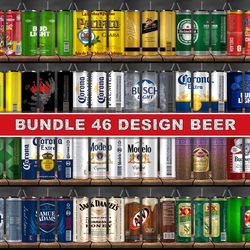 Bundle 46 Designs Beer Tumbler Wrap , Beer Digital Wrap Design ,Drink Tumbler Wrap 43