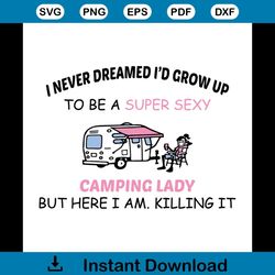 i never dreamed i'd grow up svg