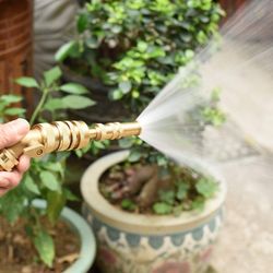 adjustable brass high pressure hose nozzle