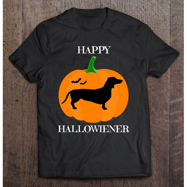 Dachshund Halloween Tshirt Happy Hallowiener.jpg