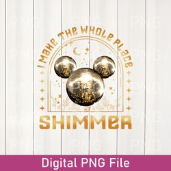 shimmer mouse disco ball png, i'm still bejeweled mickey png, make the place shimmer midnight digital file, download png