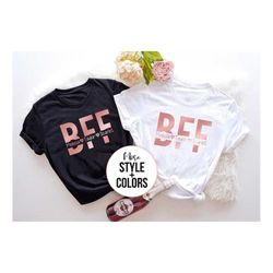 best friends shirts, personalized shirt for best friend, custom name bff shirts, matching best friend shirts for 3, best