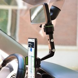 adjustable phone holder for car rearview
