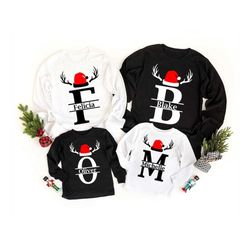 personalised family christmas jumper, customised christmas sweater, matching family christmas, family christmas outfit,
