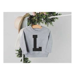 personalized kid sweatshirt, toddler sweatshirt, monogram sweater toddler, personalized monogrammed sweatshirt, custom l
