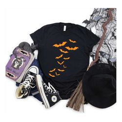 halloween bats shirt, halloween party, halloween 2022 shirt, skeleton t, halloween outfits, halloween funny shirt, famil