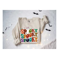 neon halloween spooky sweatshirt, vintage halloween sweatshirt, halloween shirt, vintage t shirt, halloween costume, spo