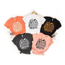 autumn leaves pumpkin please, thankful fall, fall family shirts, thanksgiving shirts, family matching shirts, cute tshir