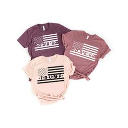 trump flag shirt,  2024 trump shirt, republican t shirt, voting shirt, maga ladies shirt, maga 2024, trump election tee,