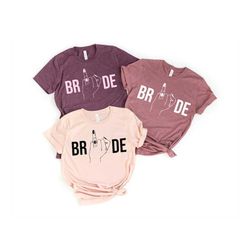 ring finger bride shirt, wedding party shirt, honeymoon t-shirt, cute tshirt, bachelorette party shirt, bridal party shi