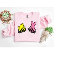 skeleton hands peep shirt,dead inside but peeps shirt,easter skeleton hands shirt,easter bunny,skeleton hand shirt ,funn