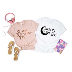 my sun and my stars moon of my life shirt,valentines day gift,matching couples valentines shirt,cute couples valentines,