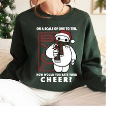 disney big hero baymax how would you rate your cheer t-shirt, disneyland christmas holiday gift, disney world tee, chris