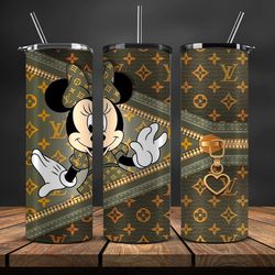mickey logo fashion tumbler designs, brand logo tumbler wrap new 20