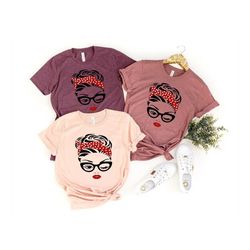 mom with bandana woman head shirt,mom shirt,gift for mom,gift for her,mothers day,mom life tshirt,mom to be shirt,mom li