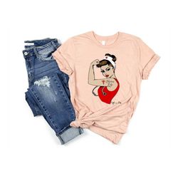nurse life shirt, women power nurse shirt, nurse gift, nurse week t-shirt, matching nurse tshirt, super hero nurses tee,