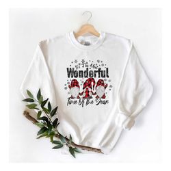 it's the most wonderful time of the year gnome sweatshirt,christmas family shirt,christmas gift,holiday gift,christmas f