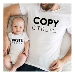 copy paste family father daughter shirt,dad and son matching shirt,new dad shirt,dad shirt,daddy shirt,father's day shir