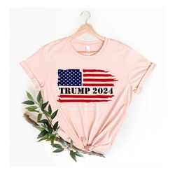 trump flag shirt, 2024 trump shirt, republican t shirt, voting shirt, maga ladies shirt, maga 2024, trump election tee,