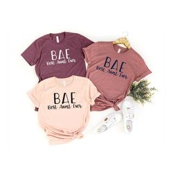 bae best aunt ever shirt, aunt shirt, new aunt, christmas gift for aunt, auntie, aunt to be shirt, favorite aunt, like a