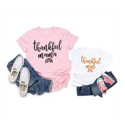 blessed , blessing, blessed mama, blessing mini, thankful for my mini, thankful for my mama, mama and mini shirt, mama m