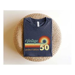 50th birthday shirt,birthday party tee,retro 50th shirt,limited edition birthday shirt,it's my birthday shirt,funny birt
