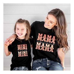 mama mini shirt, mama and mini shirts, mini shirt, mama and me shirt, mama and mini shirt, mama mini sweatshirt, retro m