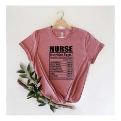 nutrition facts nurse shirt-nurse t-shirt-nurse tees-cute nurse shirts-nurse appreciation gift-nurse gift idea-nurses we
