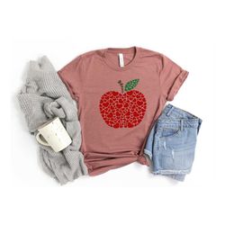 valentine's day shirt,apple hearts shirt,teacher valentine's day shirt,cute valentine shirt,valentines day gift,valentin