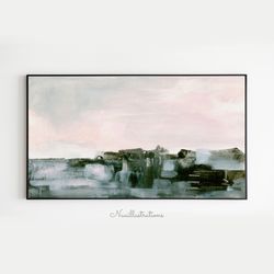 Samsung Frame TV Art  Abstract Landscape Painting Downloadable Digital Download Hand Painted Nuuillustrations