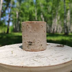 Birch bark handle