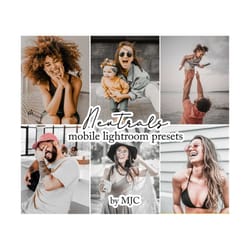 neutral presets, lightroom presets, instagram presets, lifestyle photo editing, blogger and influencer presets, dng, xmp