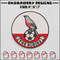 The robins embroidery design