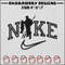 Nike hook embroidery design