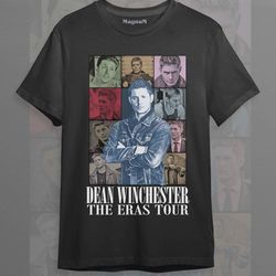 dean winchester eras tour unisex softstyle t-shirt