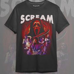 vintage scream movie unisex t-shirt - limited scream movie tshirt - gifts for men and women