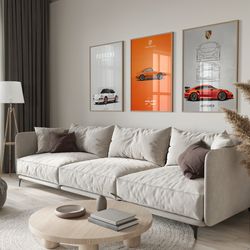 luxury cars set of 3 posters, rolls royce poster, lamborghini poster, ferrari poster, f40, wallpaper, poster, high profi