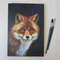 fox-animal- small painting- oil painting-canvas painting-dark painting-vertical painting-2.jpg