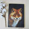 fox-animal- small painting- oil painting-canvas painting-dark painting-vertical painting-1.jpg