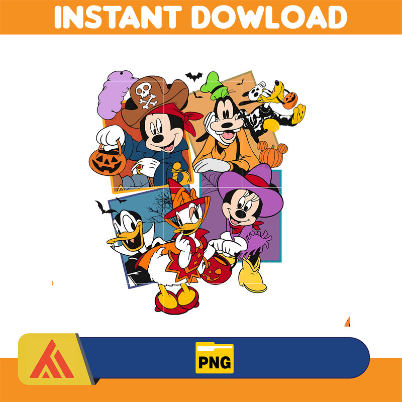 Retro Cartoon Disneyy Characters PNG ,Designs Cartoon Png , Cartoon Halloween PNG , Mouse PNG (6).jpg