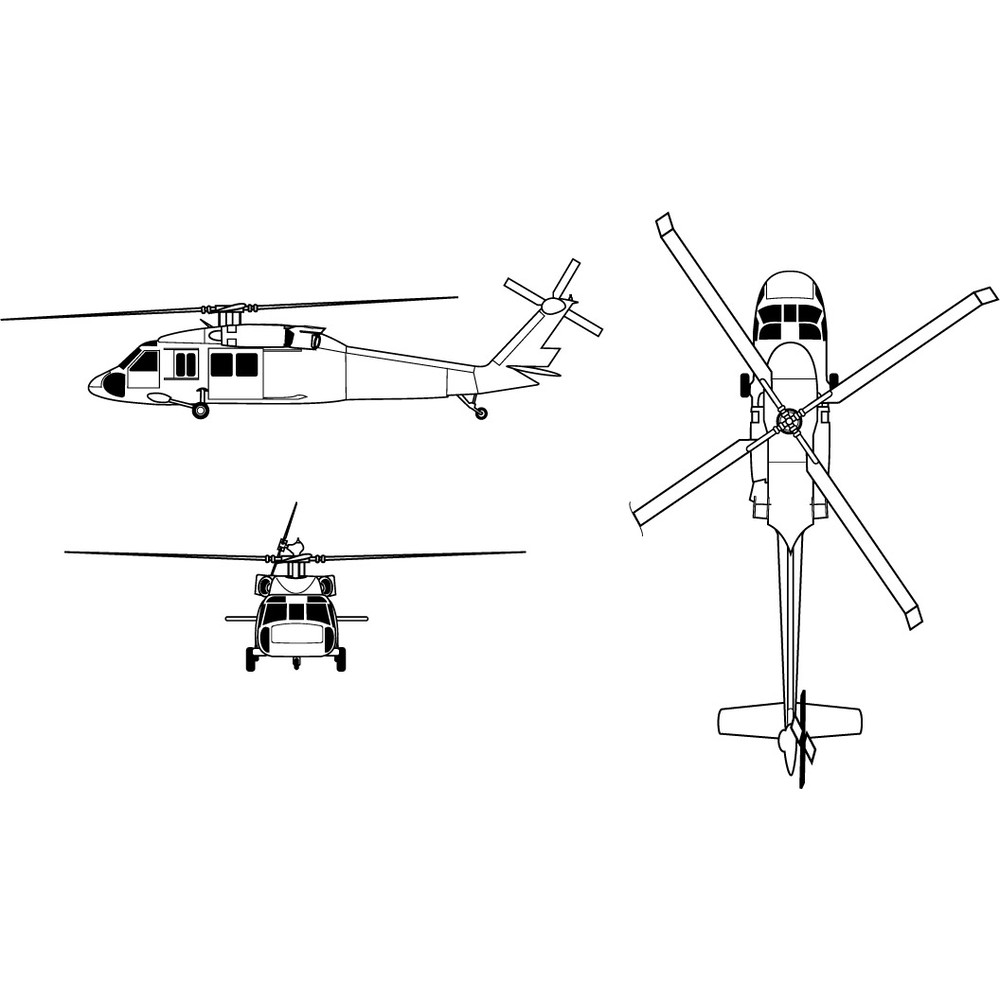 Sikorsky UH 60 Black Hawk orthographical.jpg