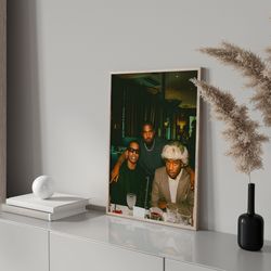 celebrities poster, album cover poster, ye, kanye, asap rocky, golf wang, graphic, poster, tyler the creator, album post