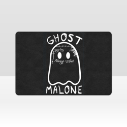 Ghost Malone Halloween Doormat, Welcome Mat