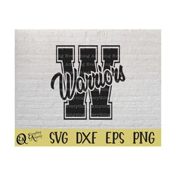 warriors svg, warriors mascot svg, warriors school spirit svg, warriors cheerleading, warriors gear, cricut, silhouette,