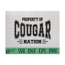 cougar nation svg, cougars mascot svg, cougars school spirit, cougars cheerleading svg, cougars svg, cricut, silhouette,