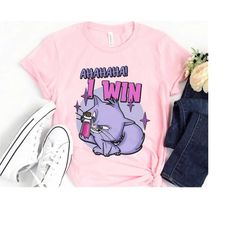 retro disney emperor's new groove yzma cat ahaha i win shirt, disney villains shirt, disneyland holiday vacation trip gi
