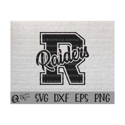 raiders svg, raiders mascot svg, raiders school spirit svg, raiders cheerleading svg, raiders gear, cricut, silhouette,