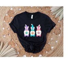 easter gnomes shirt, three gnomes shirt, kids easter t-shirt, cute gnomes, girl easter t-shirt, funny gnomes t-shirt, gn