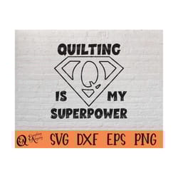 quilting is my superpower svg, quilting svg, quilter svg, sewing svg, quilting square svg, hobby svg, cricut, silhouette